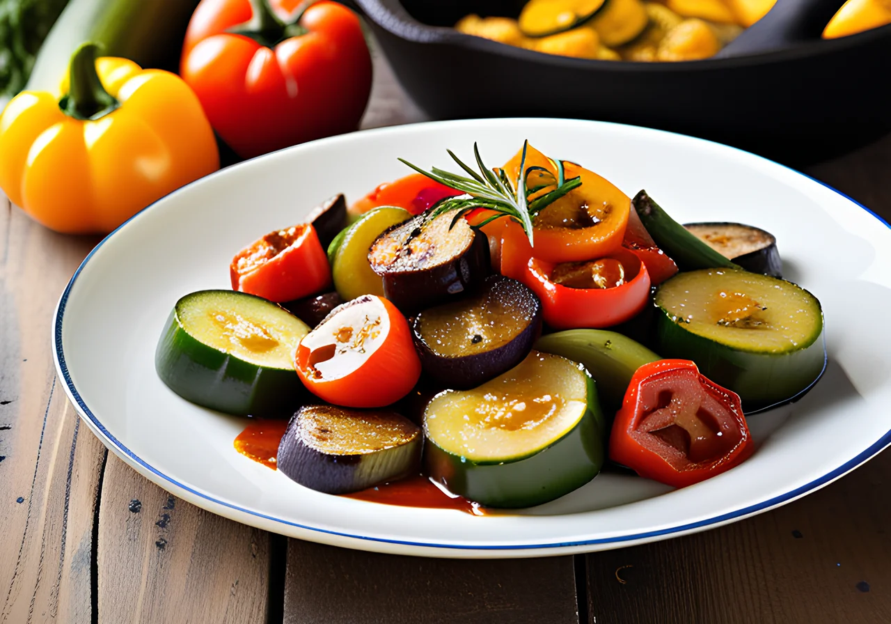 Mediterranean Vegetable Skillet