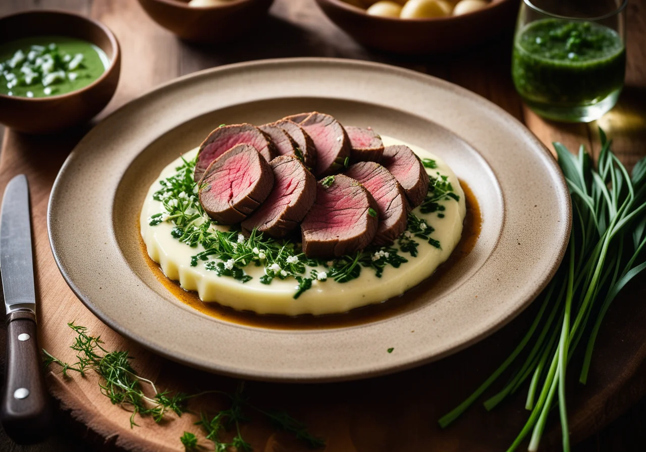 Tafelspitz with Herb Sauce