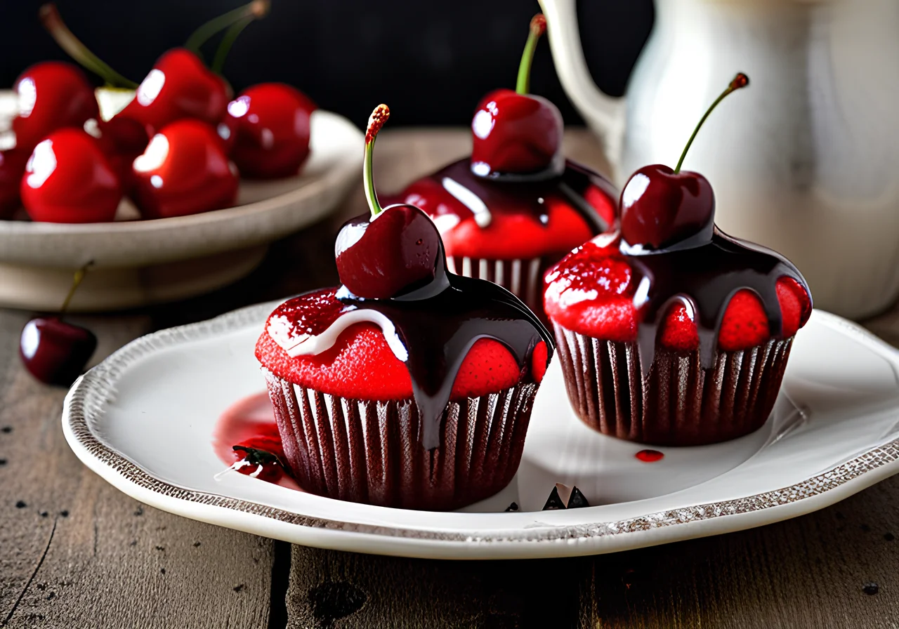 Bloody Halloween Cupcakes