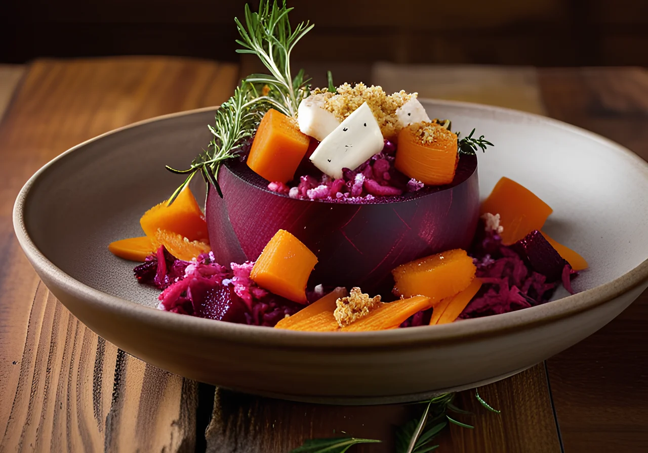 Beetroot Salad with Goat Cheese