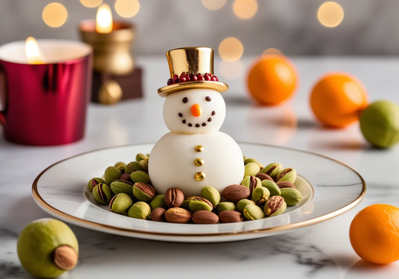 Marzipan Snowmen