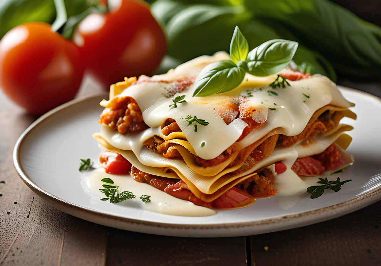 Lasagna with Vegetable Bolognese