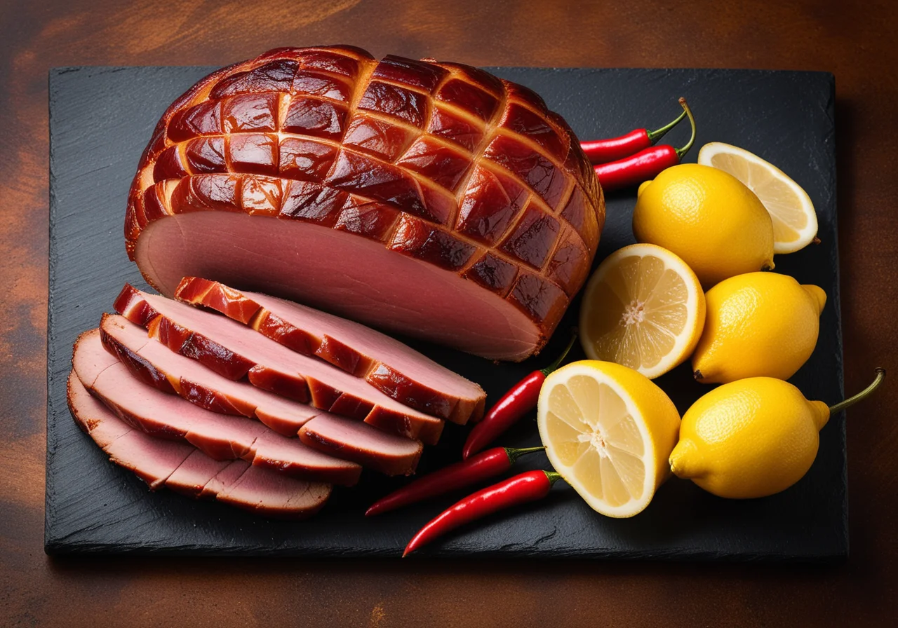 Caribbean Glazed Ham Roast