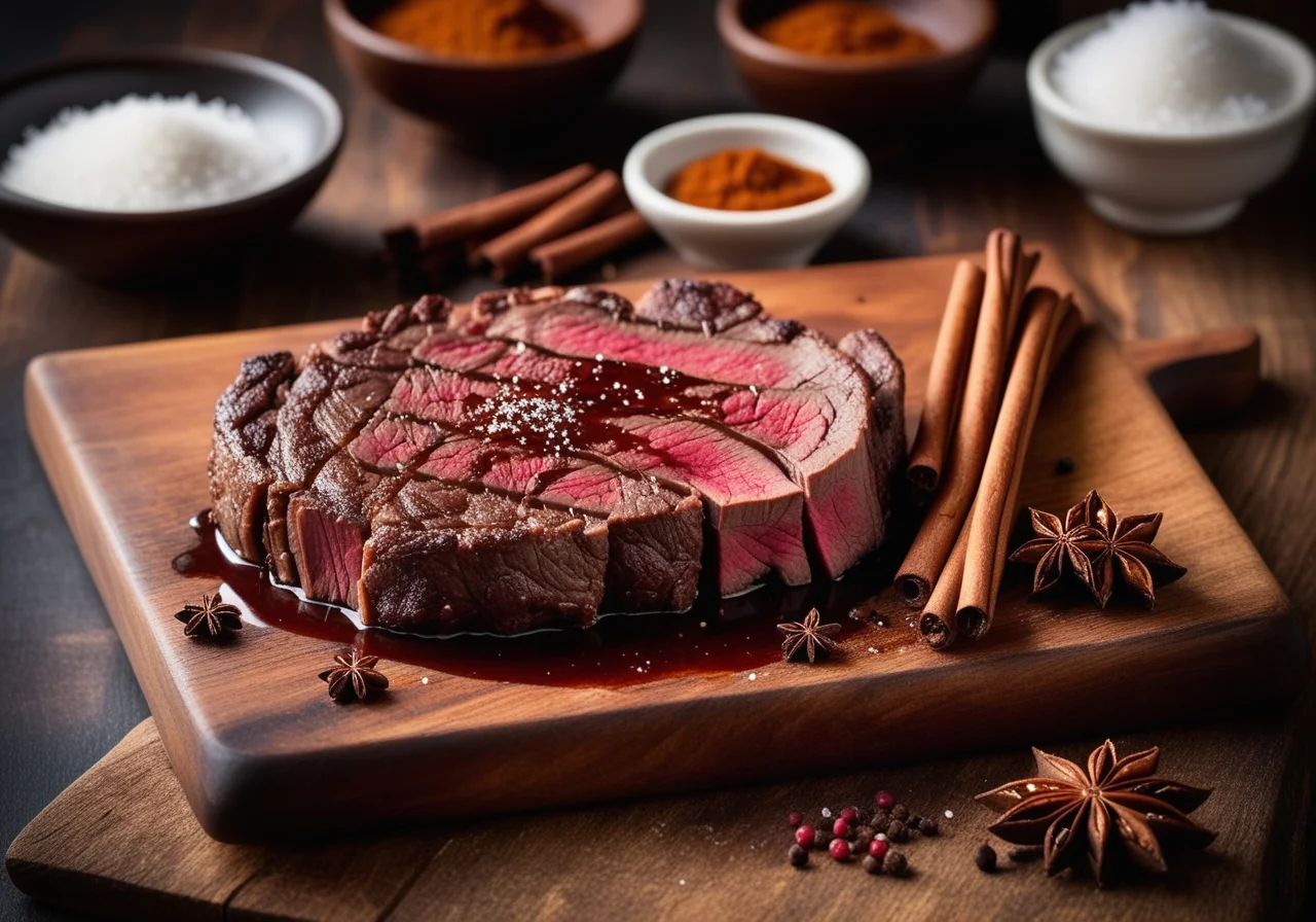 Rehrücken mit Sternanis und Zimt