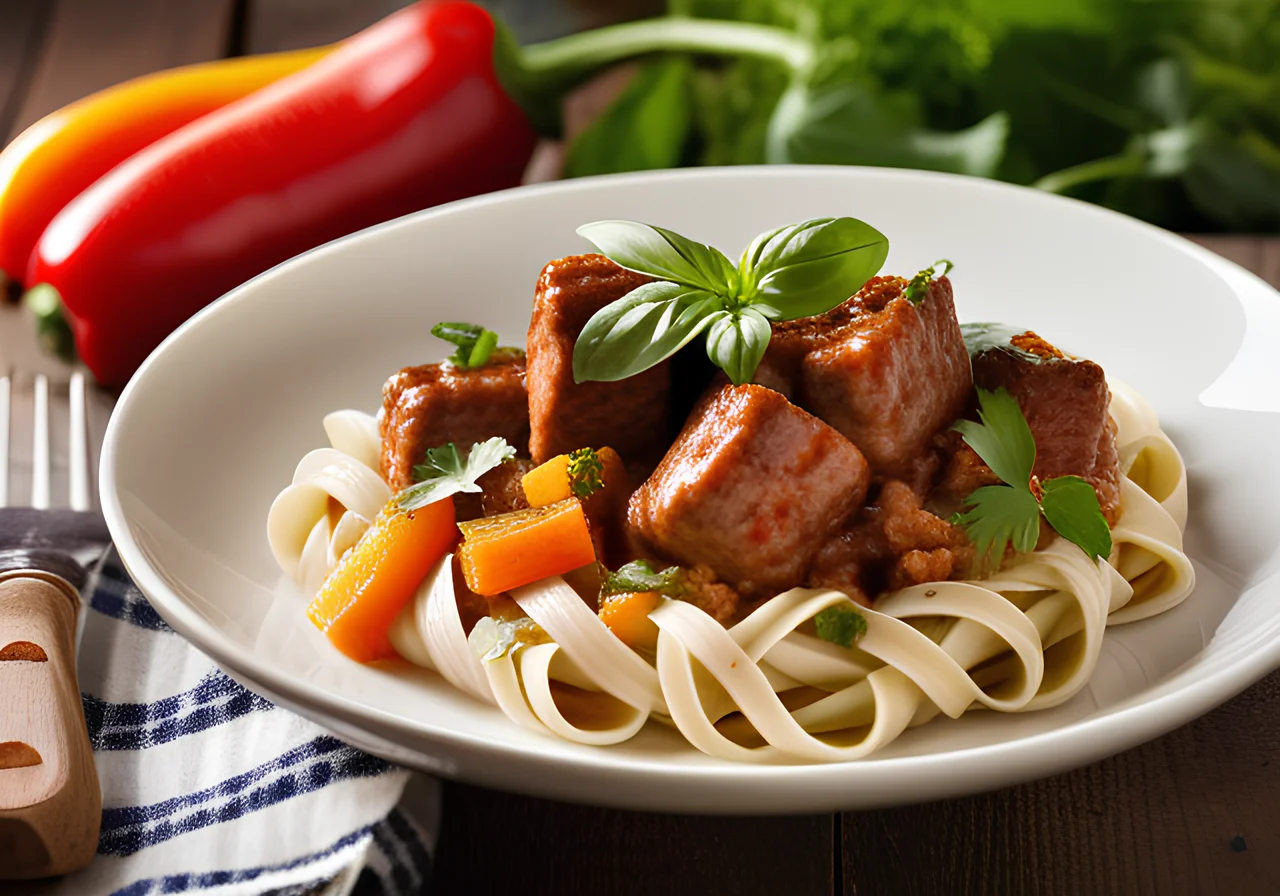 Vegetarian Sausage Goulash