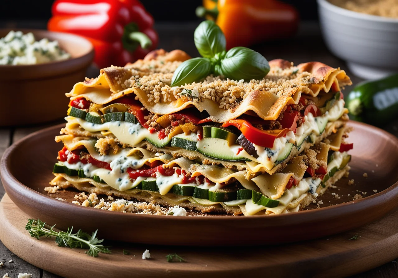 Colorful Vegetable Lasagna