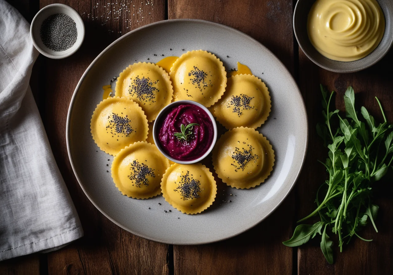 Beetroot Ravioli