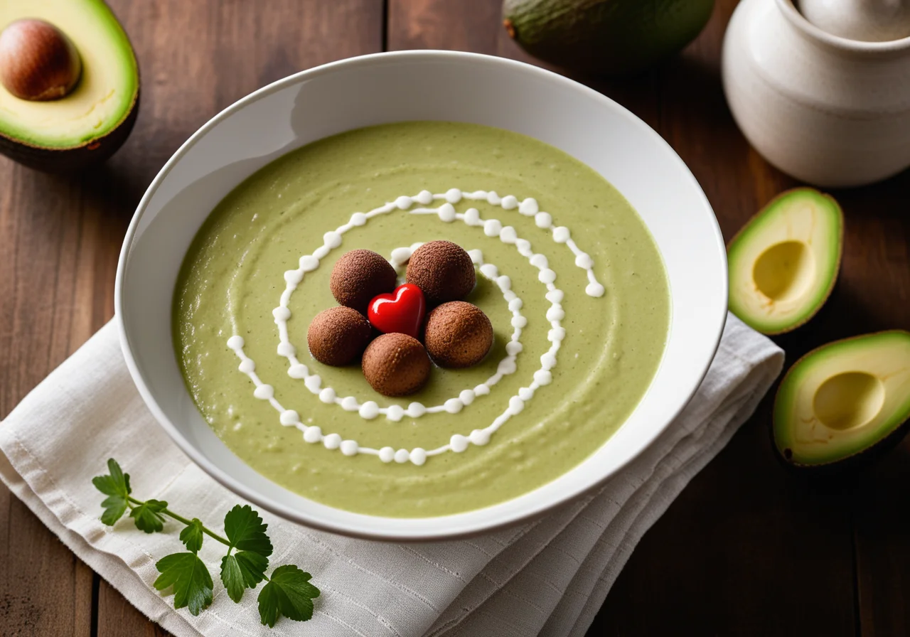 Palmherzen-Avocadosuppe