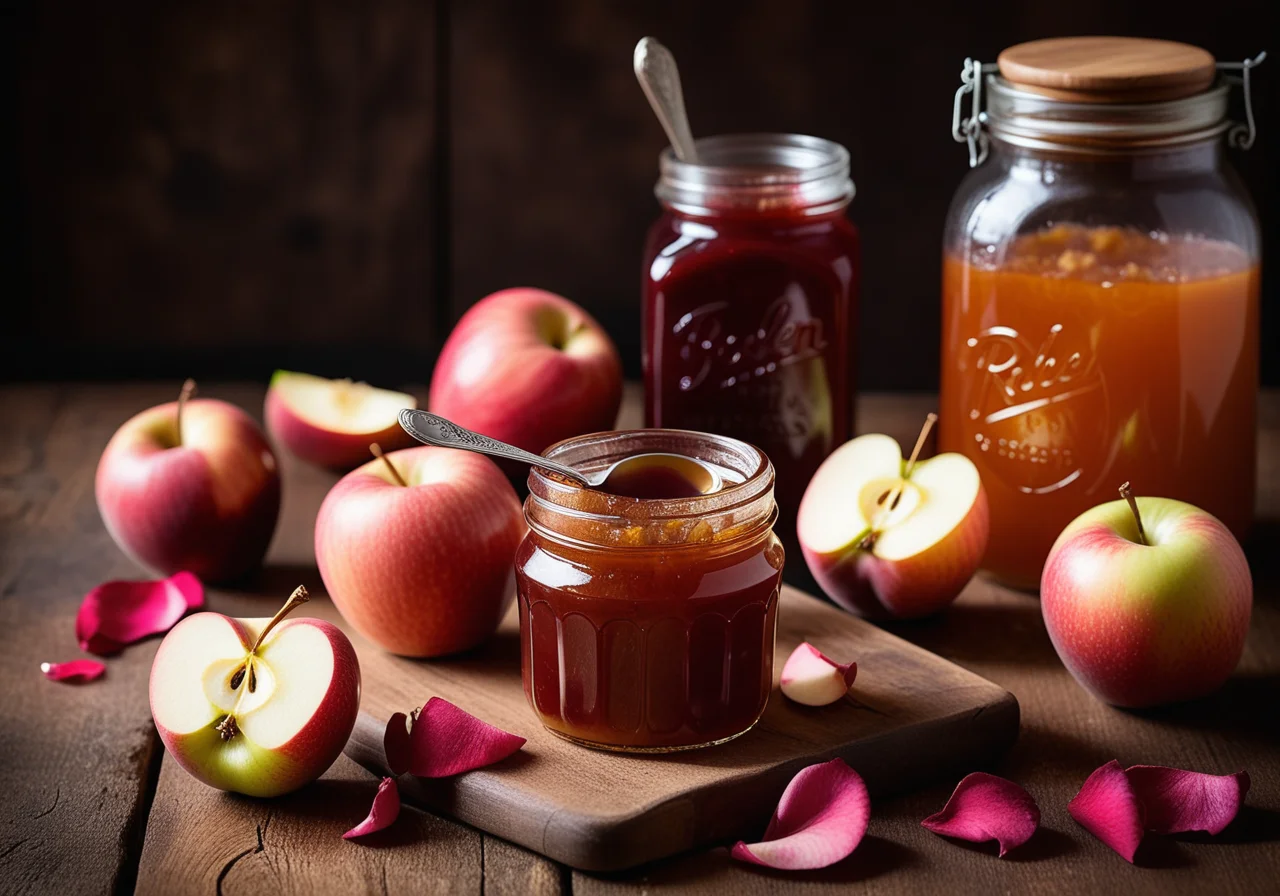 Apple-Rose Jam