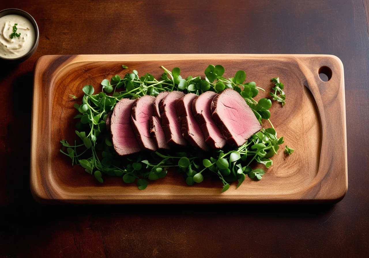 Roastbeef with Almond Remoulade