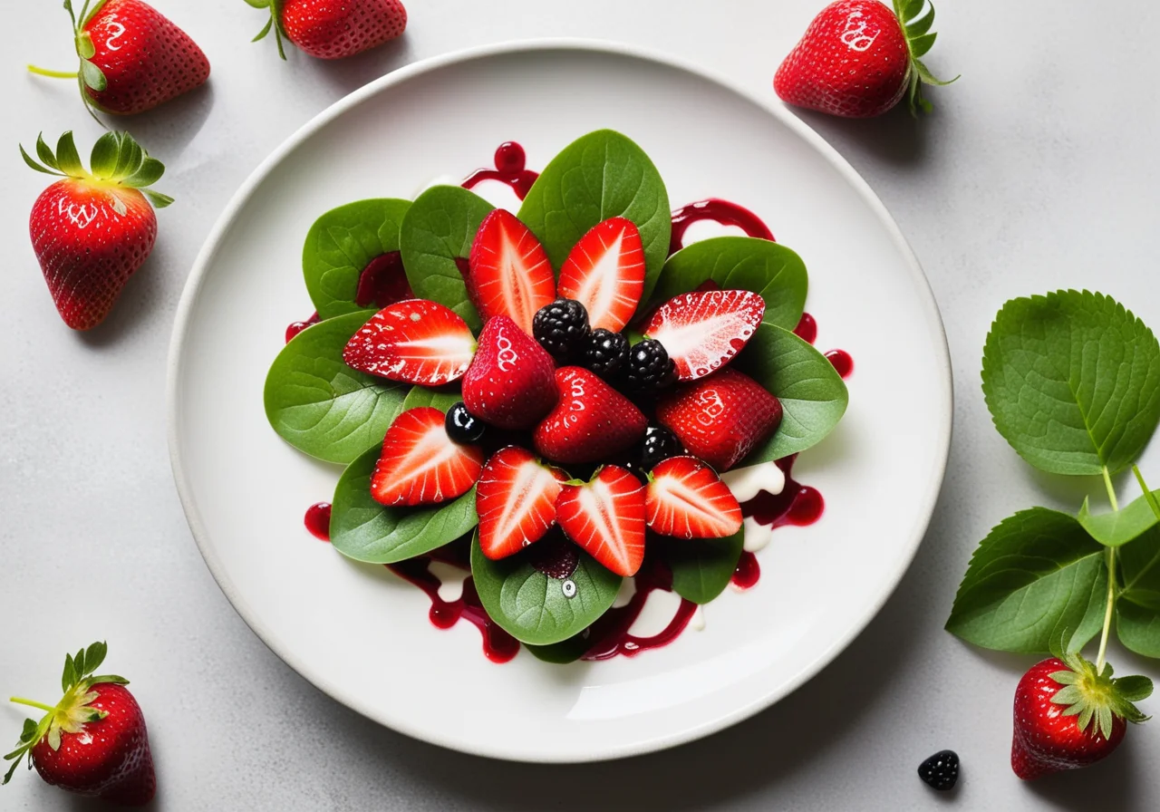 Sorrel Strawberry Salad