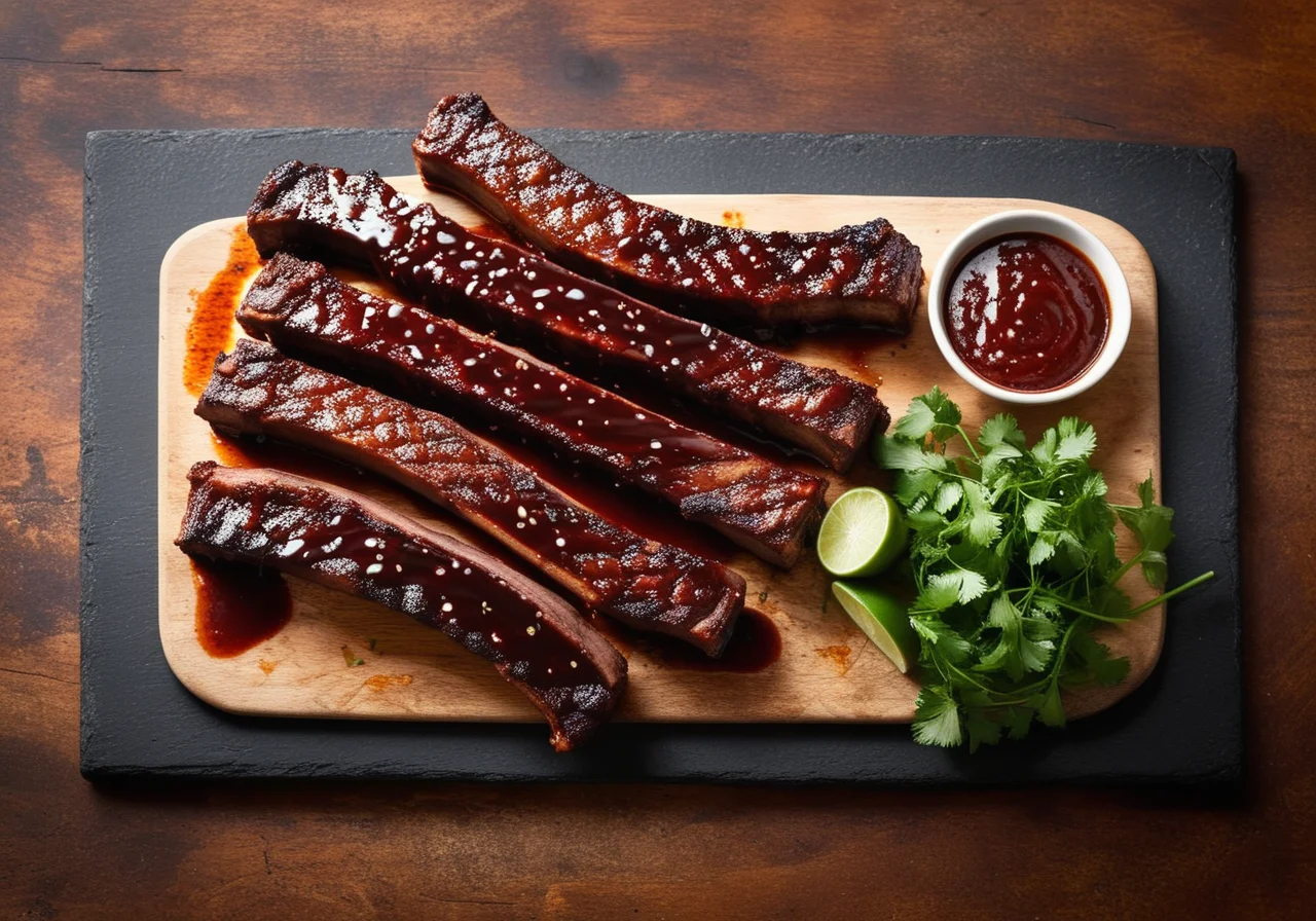 Pork Ribs with Barbecue Sauce