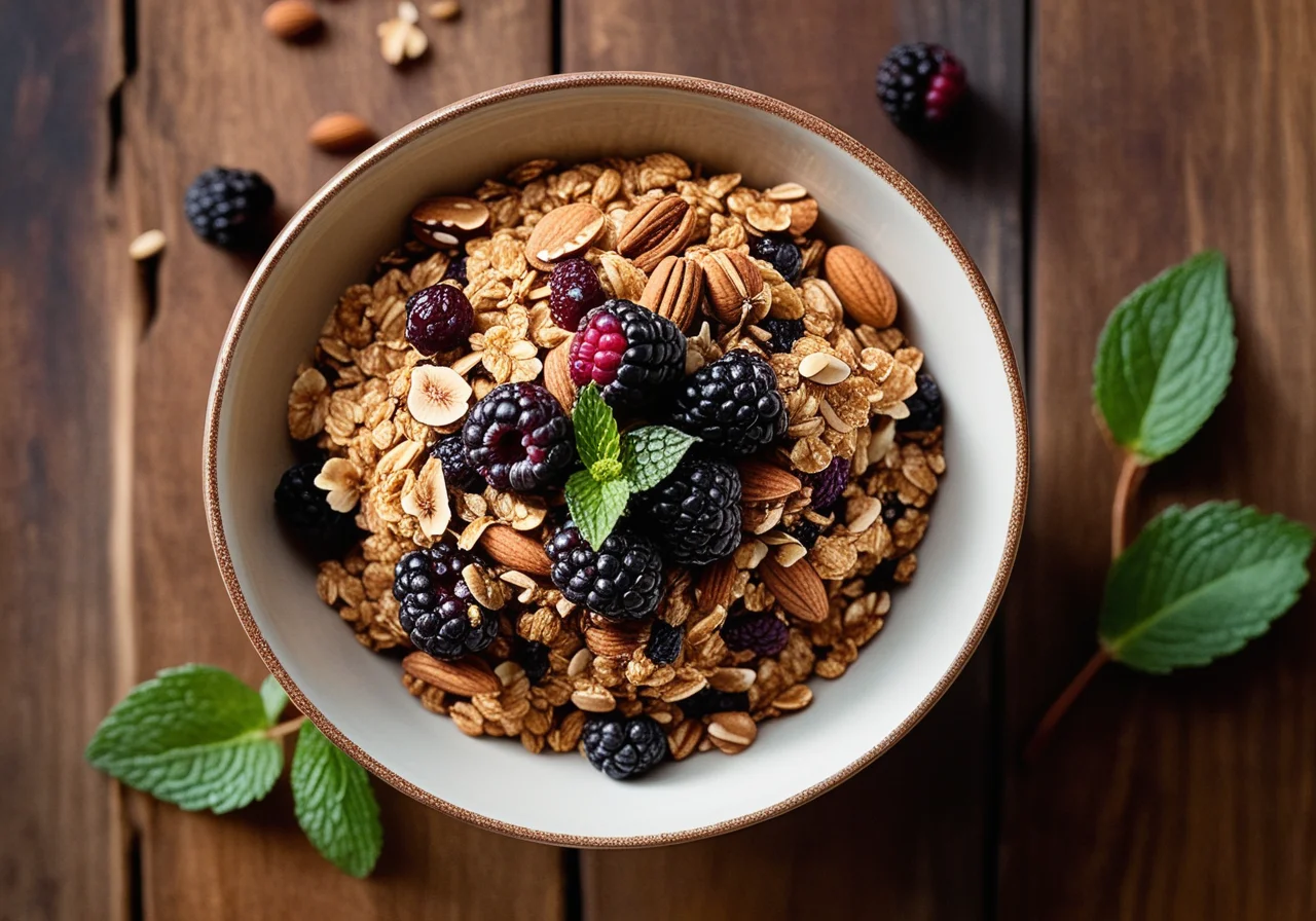Granola with Mulberries