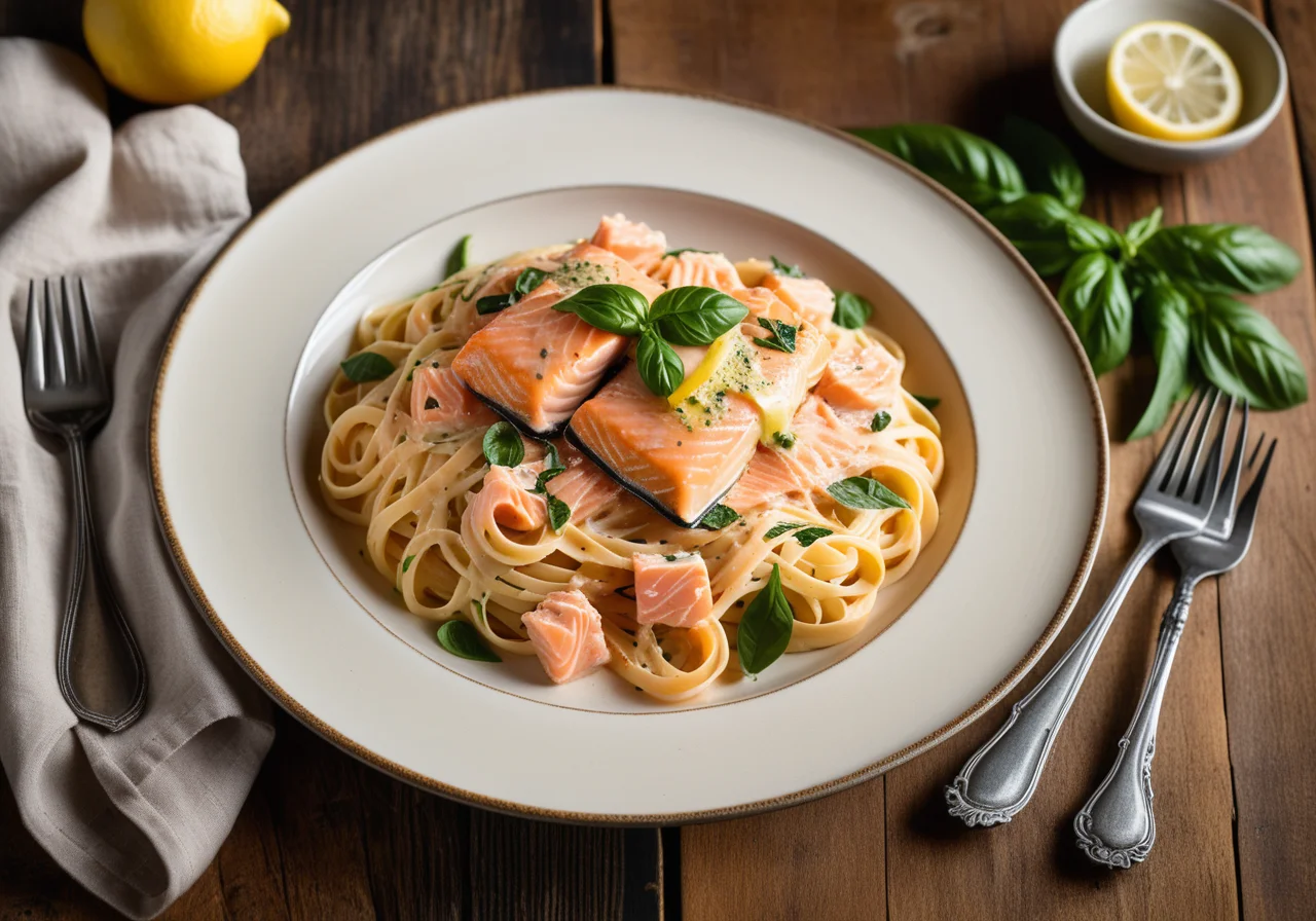 Pasta with Salmon