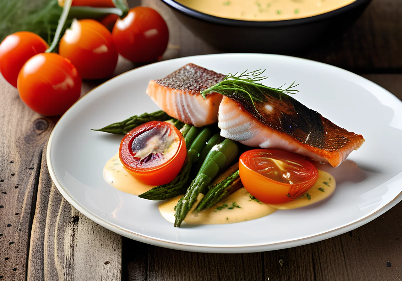 Zander and Tomato Pan