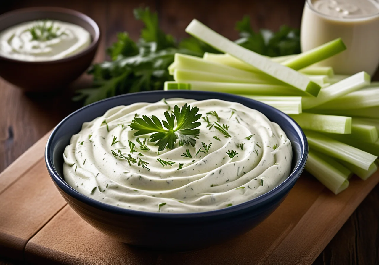 Quark Dip with Raw Vegetables
