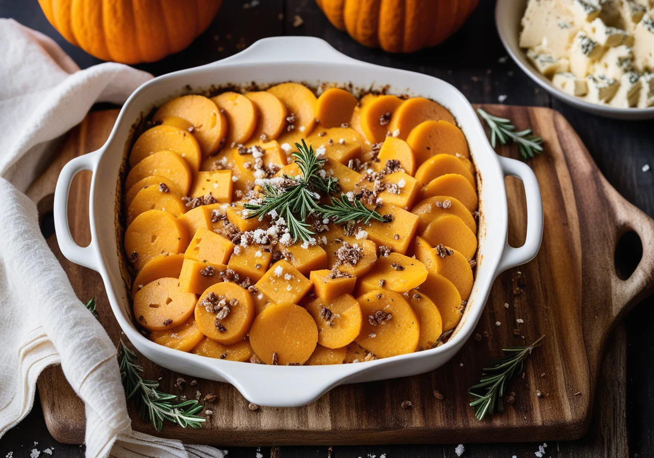 Pumpkin Casserole in French Style