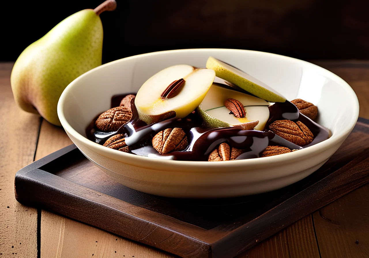 Chocolate Pear Dessert