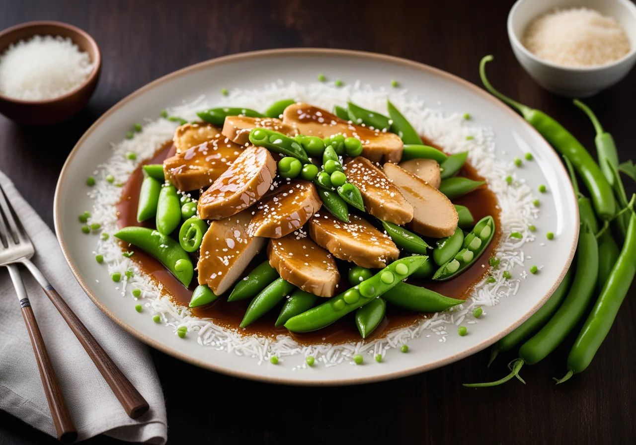 Chicken with Snow Peas