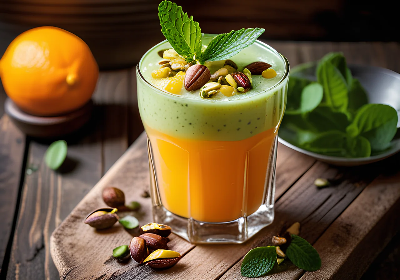 Orange-Mint Shake