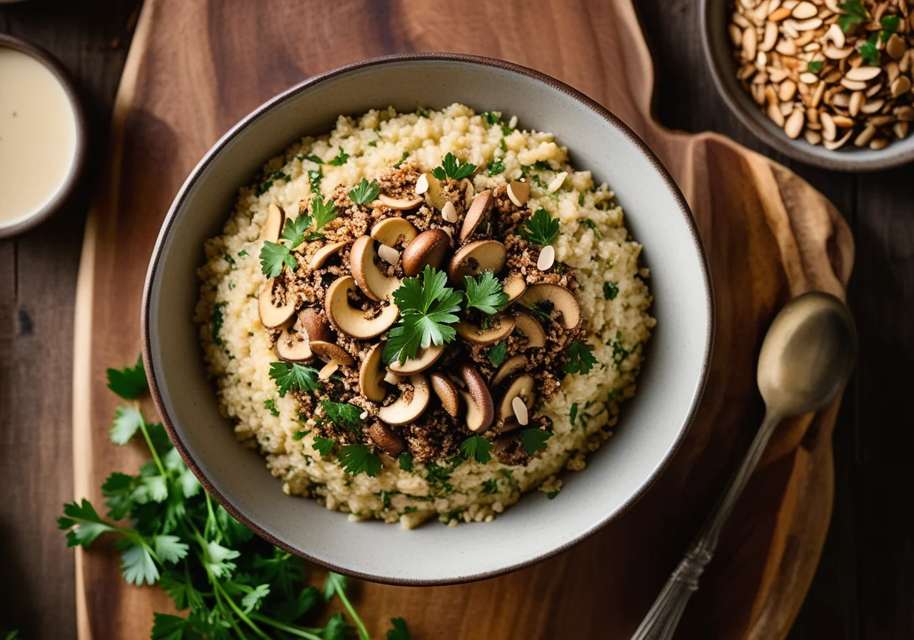 Mushroom Bulgur
