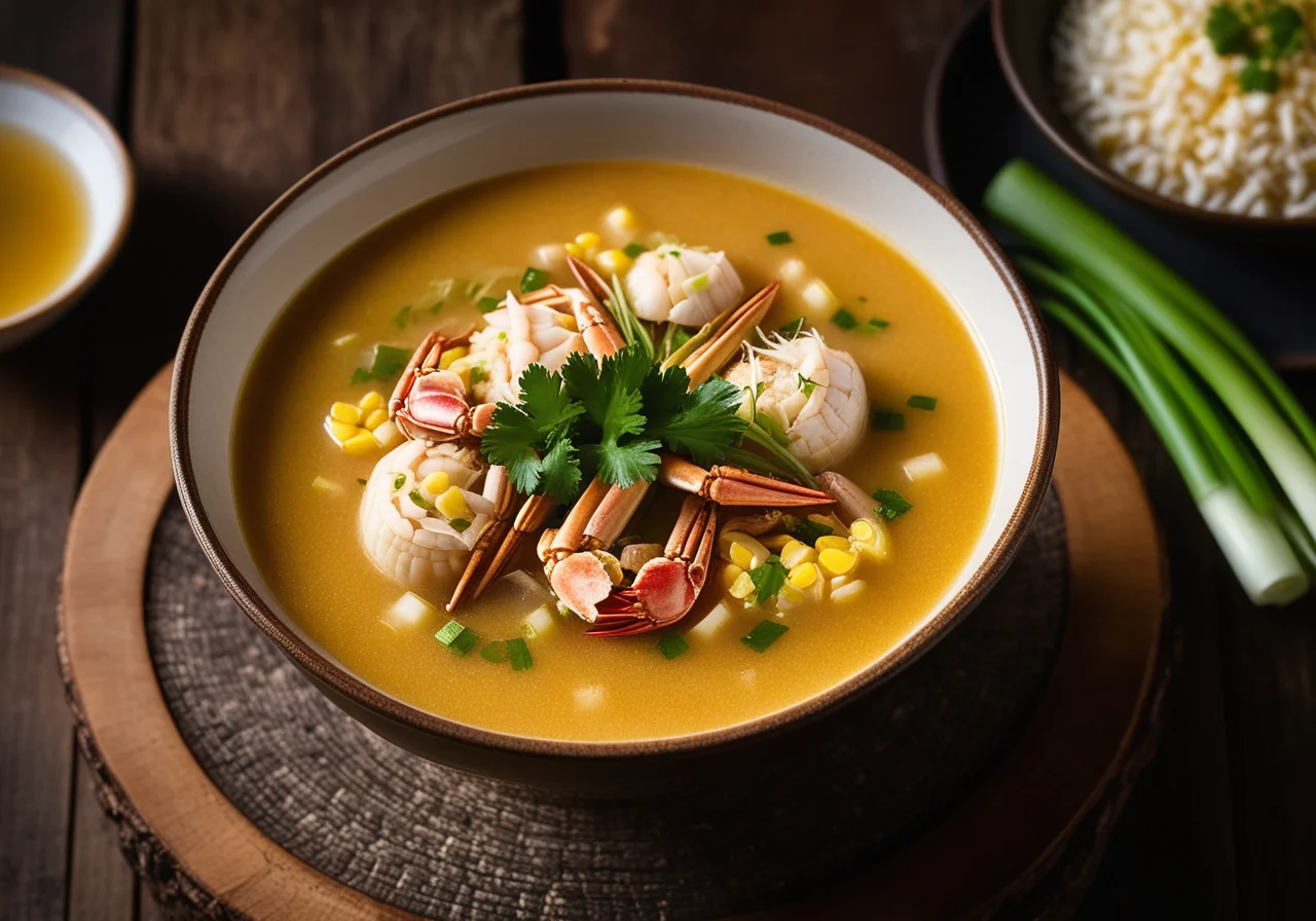 Corn Crab Soup in Chinese Style