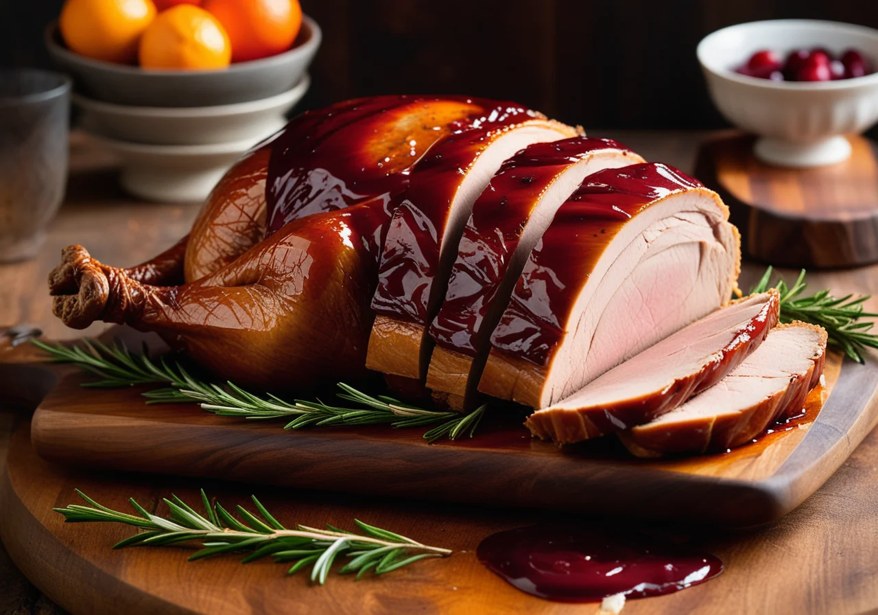 Rolled Turkey Roast with Fruity Filling