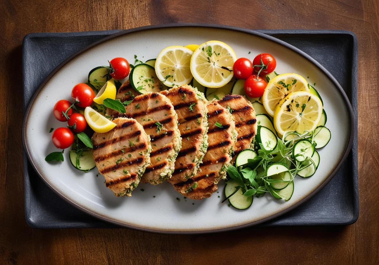 Grilled Chicken Schnitzel