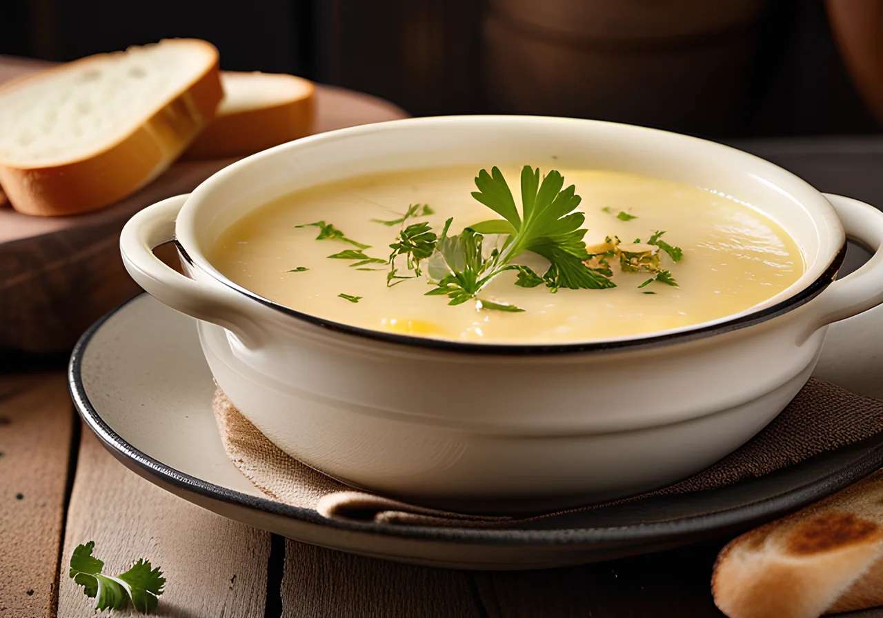 Onion Soup with White Wine