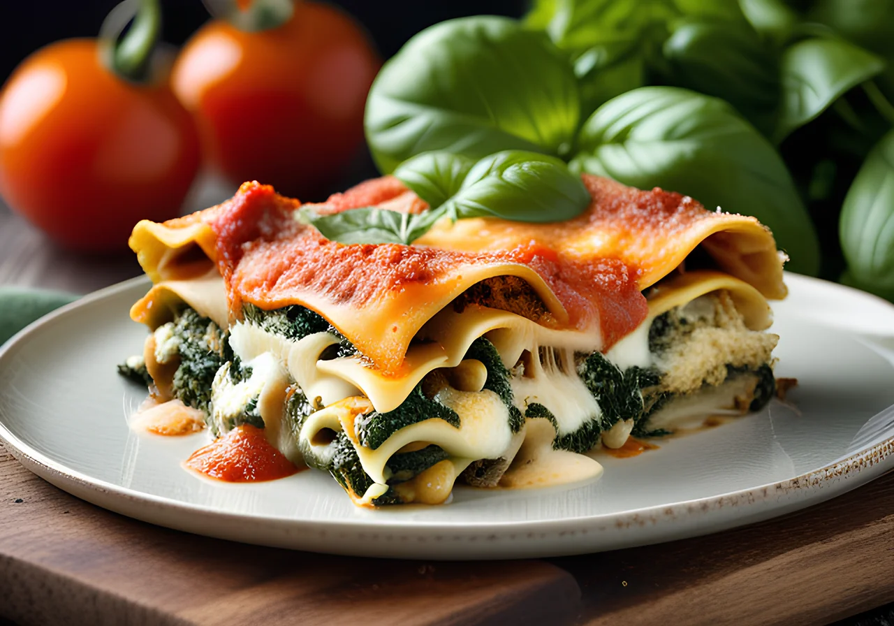 Spinach Vegetable Lasagna