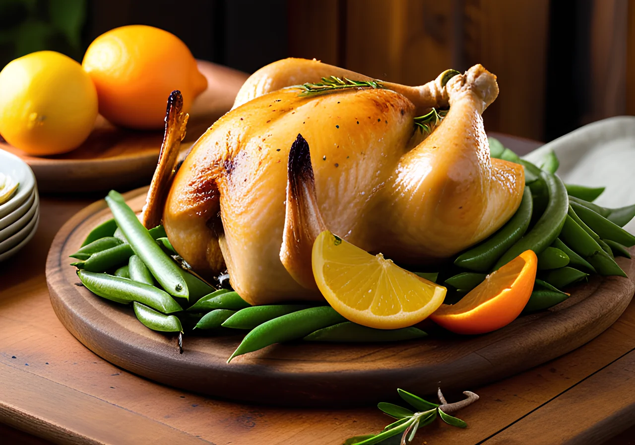 Oven‑Roasted Lemon Chicken