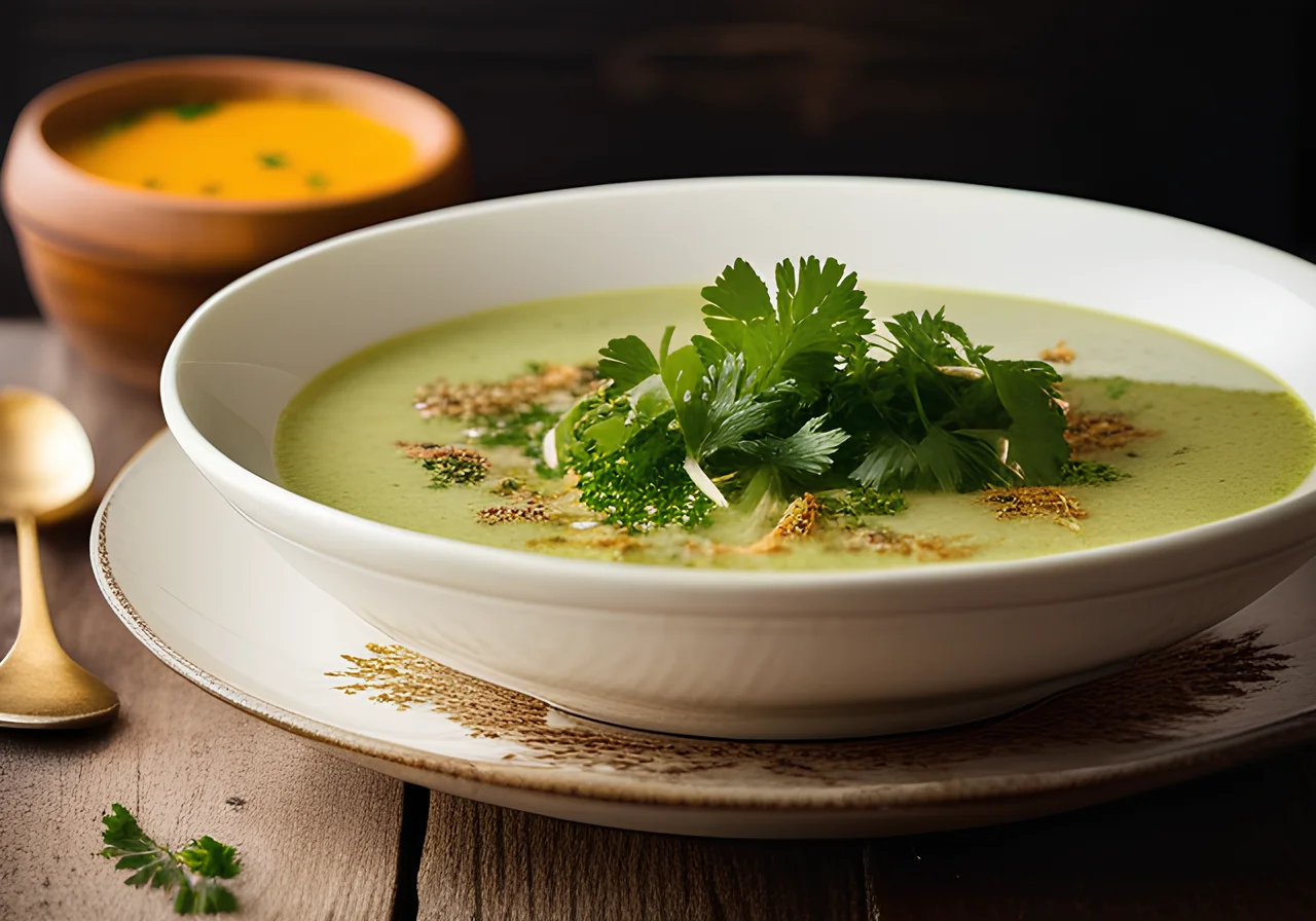 Parsley Root Cream Soup