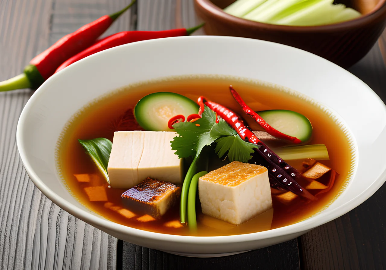 Spicy-Sour Miso Soup