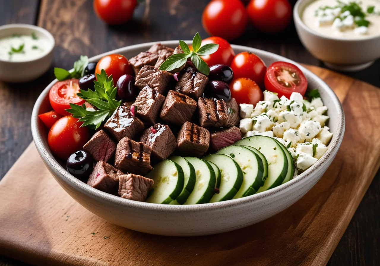 Beef Souvlaki Bowl