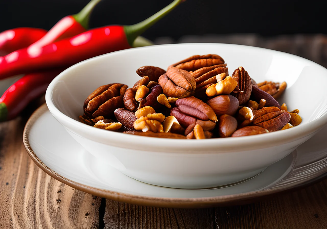 Spiced Nuts from the Tray