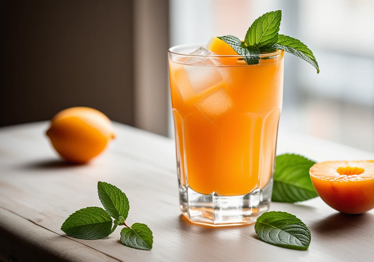 Apricot Drink with Apple Juice