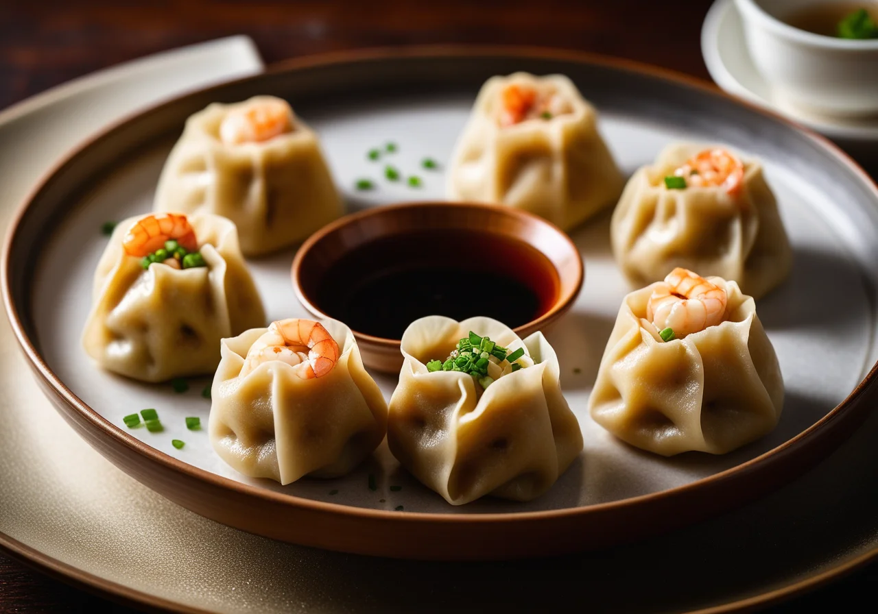 Dim Sum with Shrimp Filling