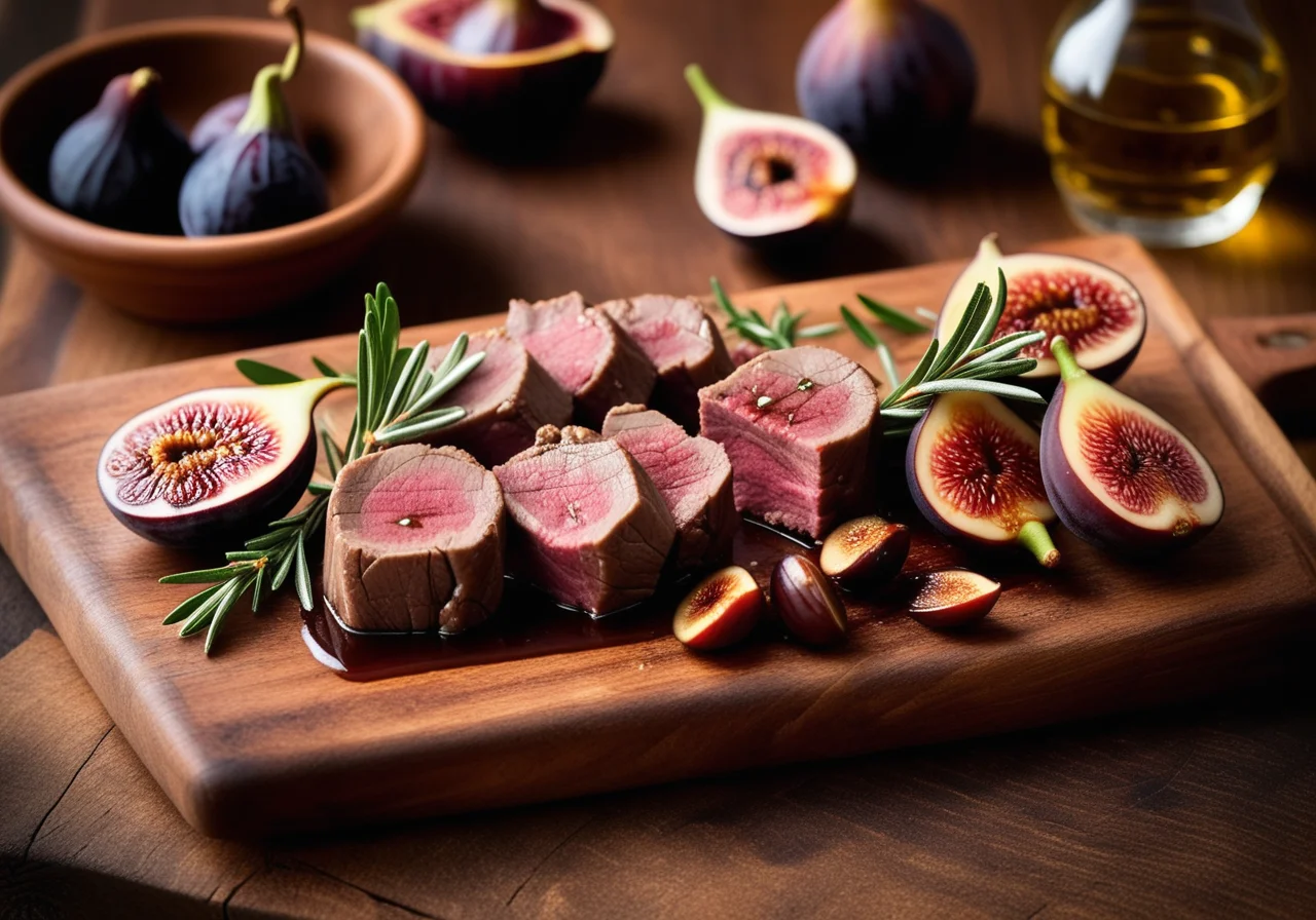 Skewers with Veal Liver and Figs