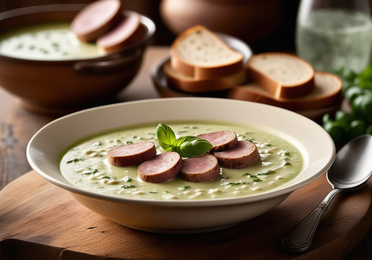 Pea Soup with Sausage