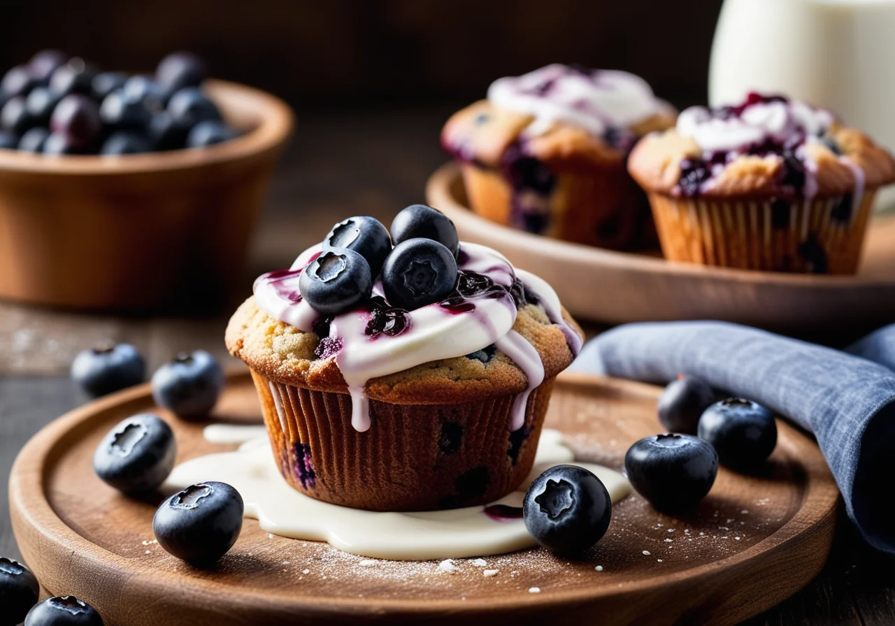 Blueberry Muffins with Yogurt