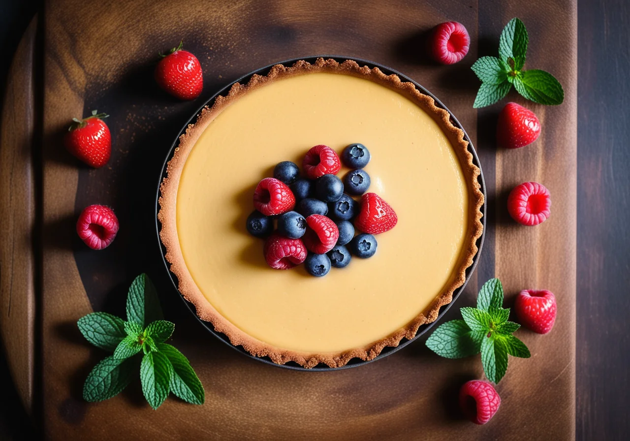 Milk Tart in South African Style
