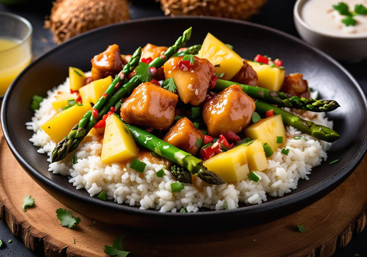 Sweet and Sour Chicken Ragout in Coconut