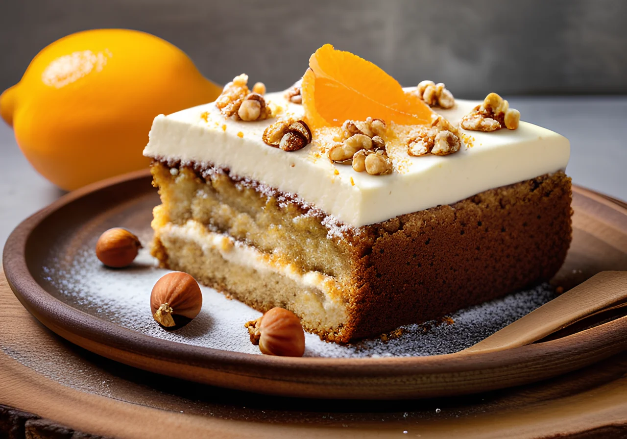 Carrot Cake with Mascarpone Cream