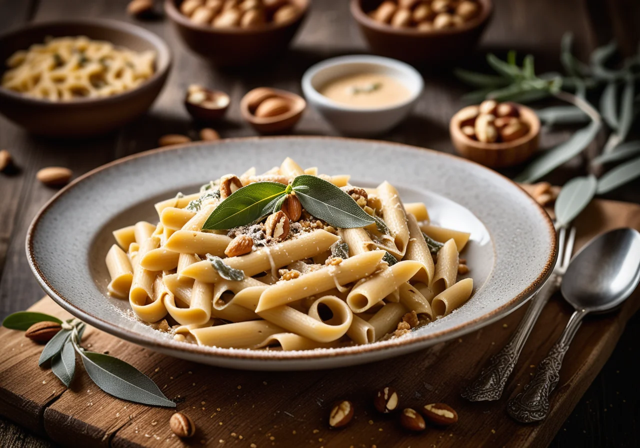 Pasta with Nut Sauce