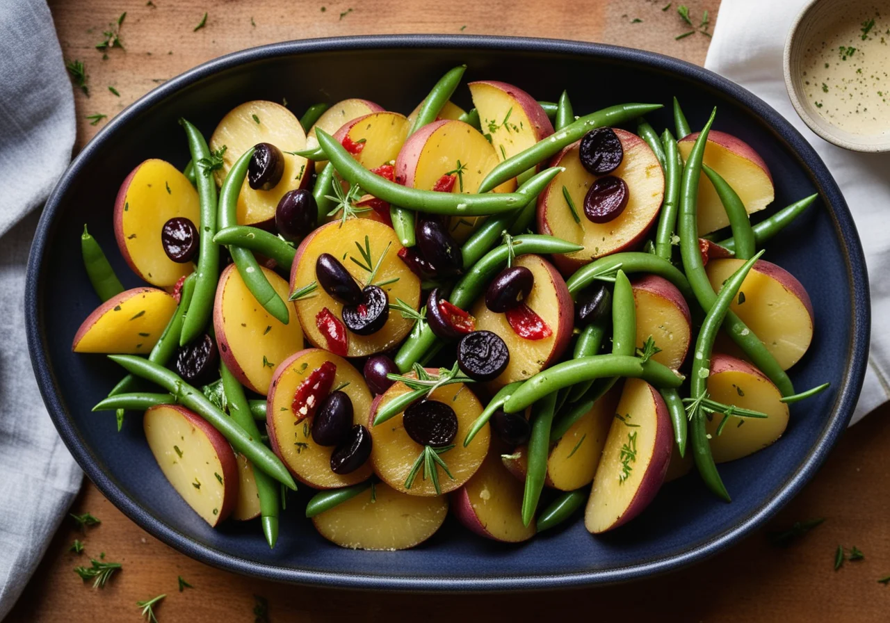 Mediterranean Potato Salad with Tomatoes