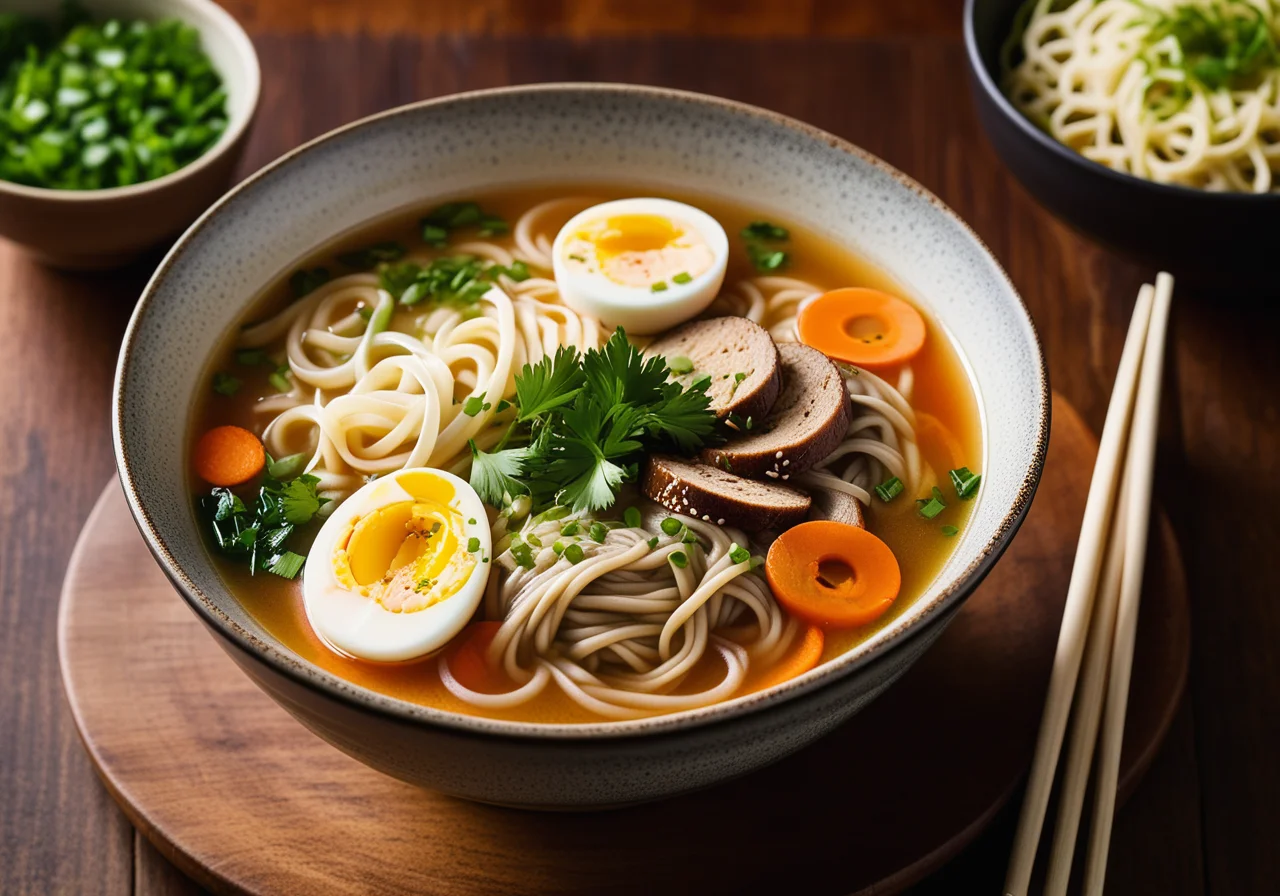 Asian Vegetable Noodle Soup