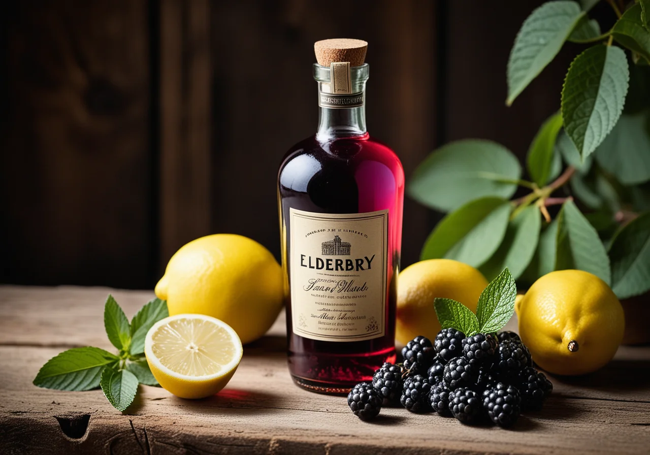 Elderberry Lemon Schnapps