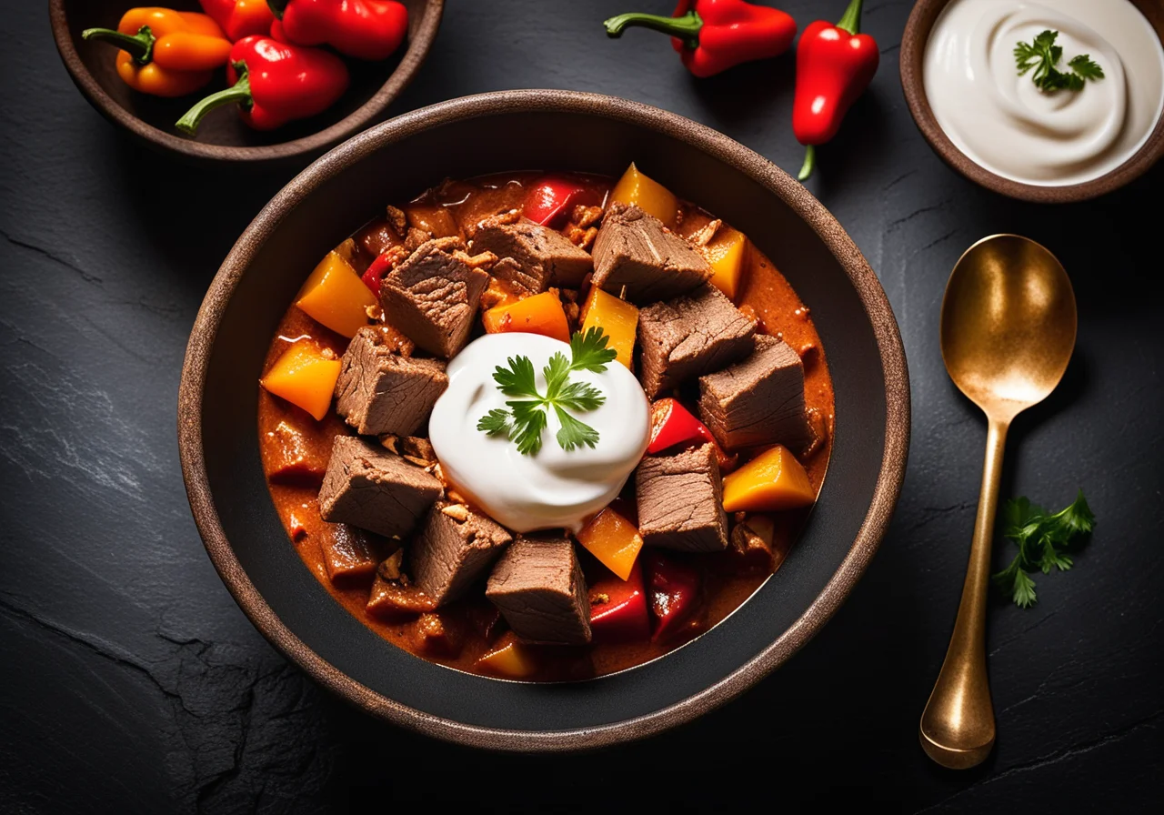 Lamb Goulash with Yogurt