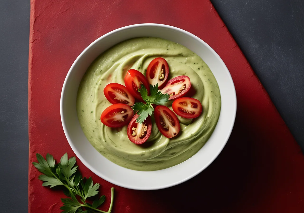 Avocado Cream with Tomato