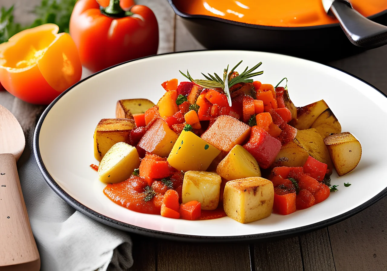 Colorful Potato Skillet